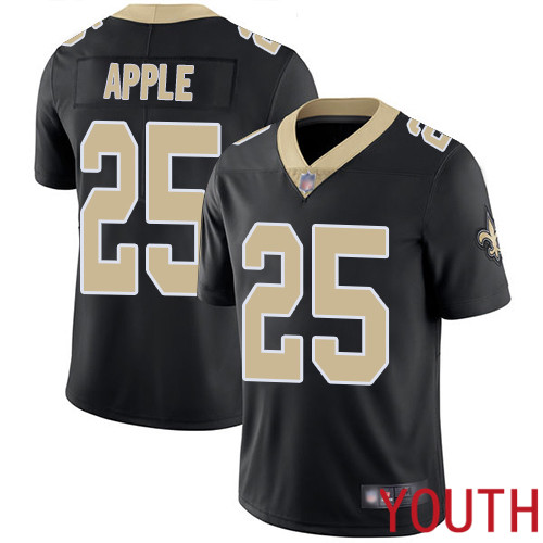 New Orleans Saints Limited Black Youth Eli Apple Home Jersey NFL Football #25 Vapor Untouchable Jersey->youth nfl jersey->Youth Jersey
